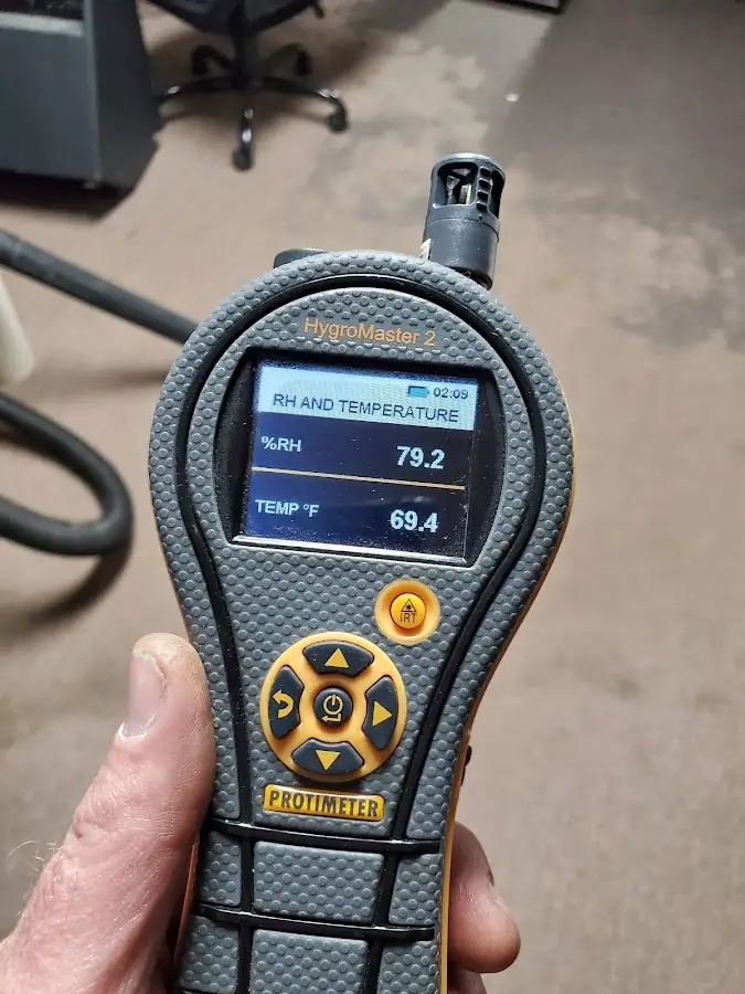 Moisture meter humidity assessment for Fire & Smoke Damage Restoration in Makawao